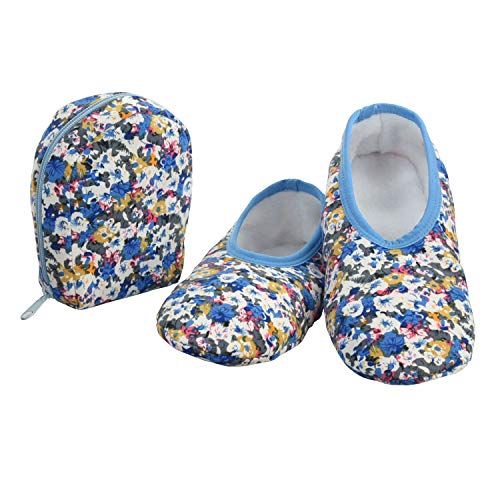 Floral Travel Slippers
