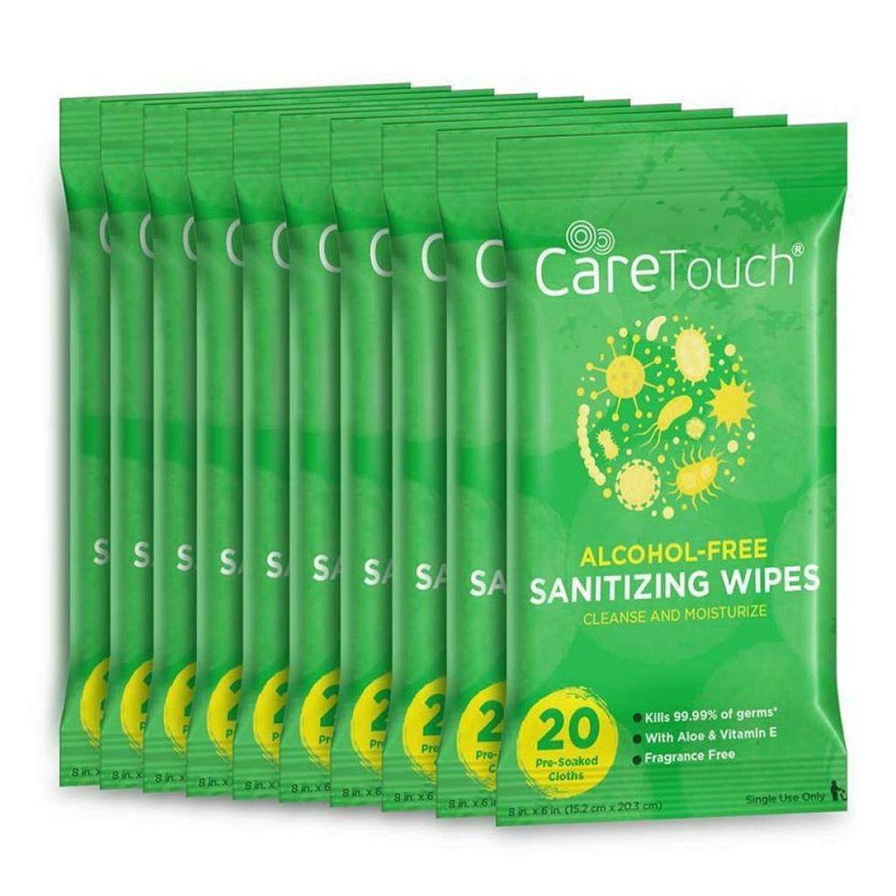 Care Touch Alcohol-Free Hand Sanitizing Wipes