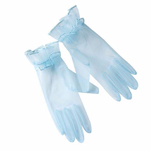 Short Gloves in Light Blue