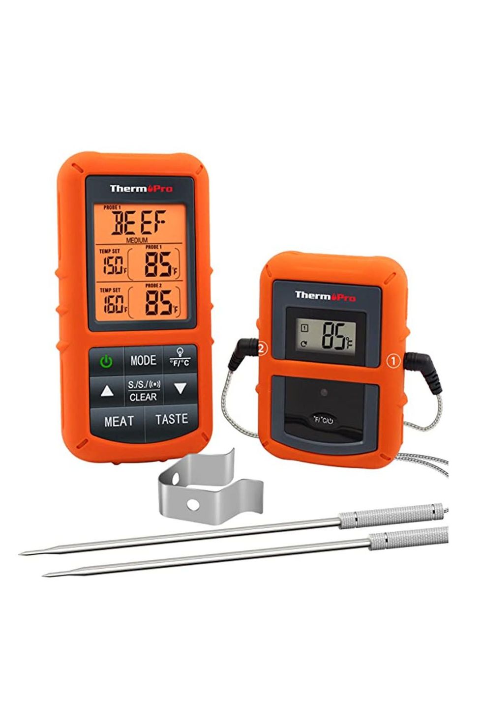 Kizen Digital Meat Thermometer With Probe For Cooking & Grilling