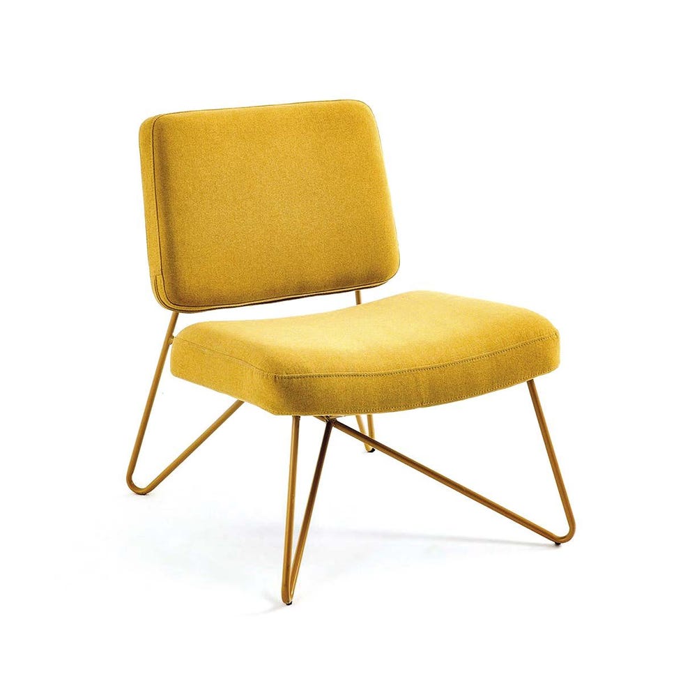 Sillón vintage amarillo