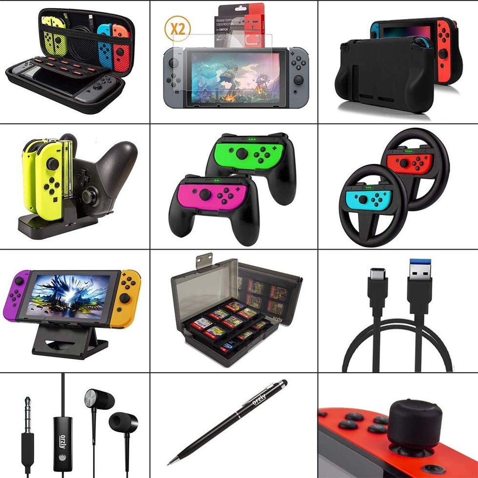 Orzly Geek Pack for Nintendo Switch