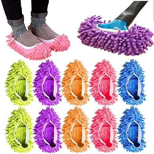 Shoe-Cover Mop Slippers