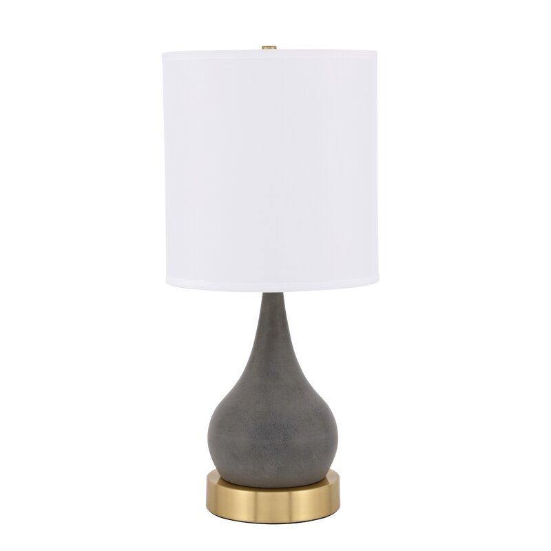 Table Lamp with Outlet