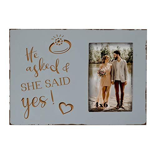 "He Asked and She Said Yes" Frame