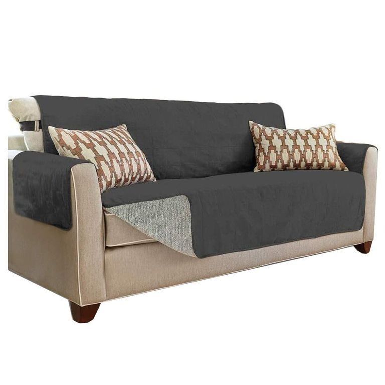 11 Best Sofa Covers For Protection In, Dark Gray Sofa Slipcover
