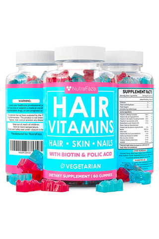 NutraFaza Hair Growth Vitamins Gummies