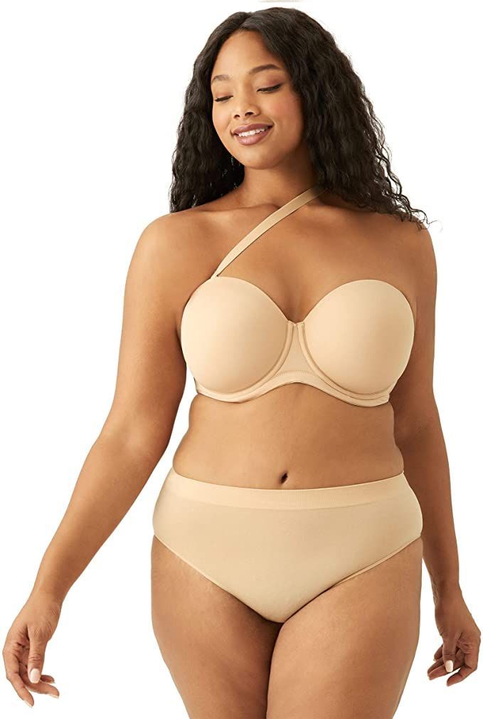 Plus Size - Lightly Lined Multiway Strapless Bra - Microfiber Beige - Torrid