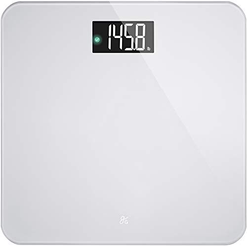 Bathroom Scale Small, Scale for Body Weight Accurate, Analog Weight Scale,  Bright Red Pointer, Steel Base, Concave-Convex Non-Slip Platform, No
