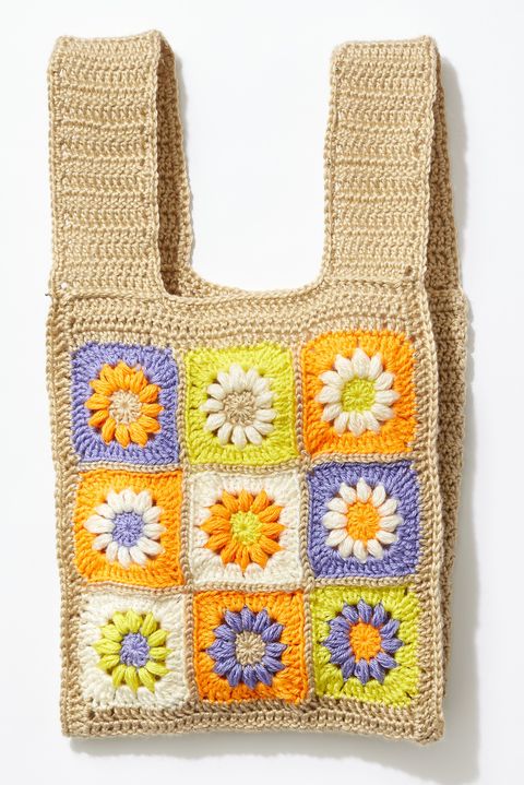 Daisy Square Bag Crochet Pattern