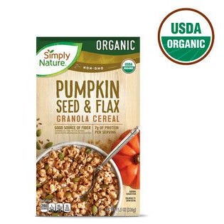 Simply Nature Pumpkin Seed & Flax Granola Cereal