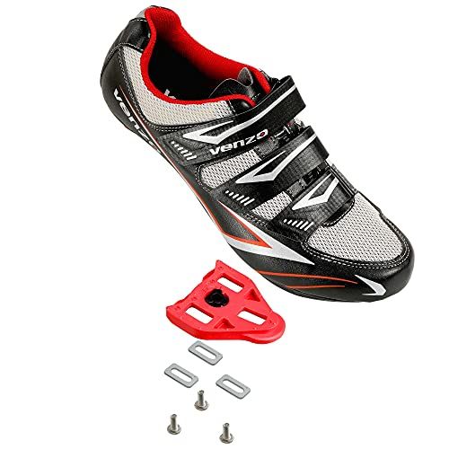 STEELEMENT.Mens Cycling Shoes Spin Shoestring with Compatible Cleat Peloton Shoe with SPD and Delta for Men Lock Pedal Bike Shoes