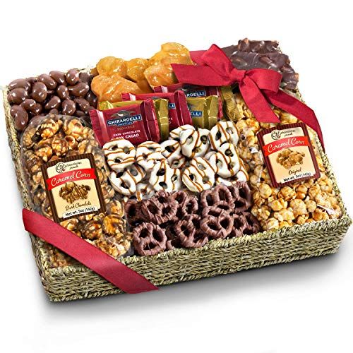 Amazon.com : Gift Baskets Tower Gluten Free - Deluxe Holiday Gift Tower  with Gourmet Biscotti, Cookies, Popcorn, Sweets, Fruit & Nuts | Valentine  Gifts for Kids | Prime Holiday Gift | Cookie