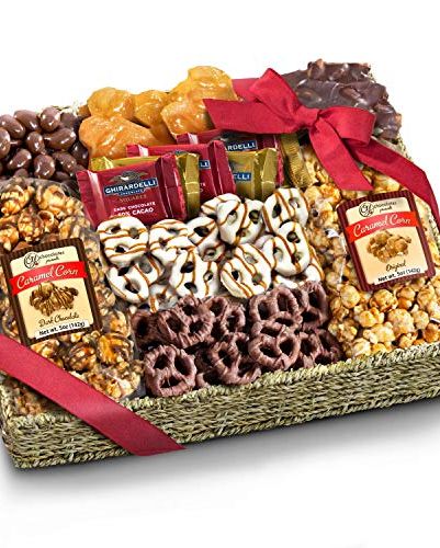 Chocolate Caramel and Crunch Grand Gift Basket 