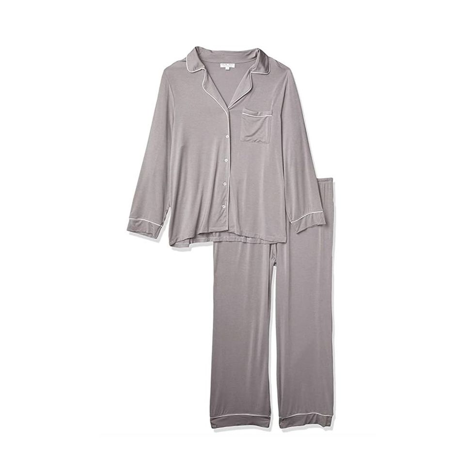 Luxe Milk Jersey Piped Pajama Set