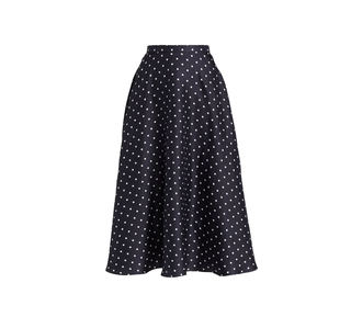 Polka Dot Midi Skirt