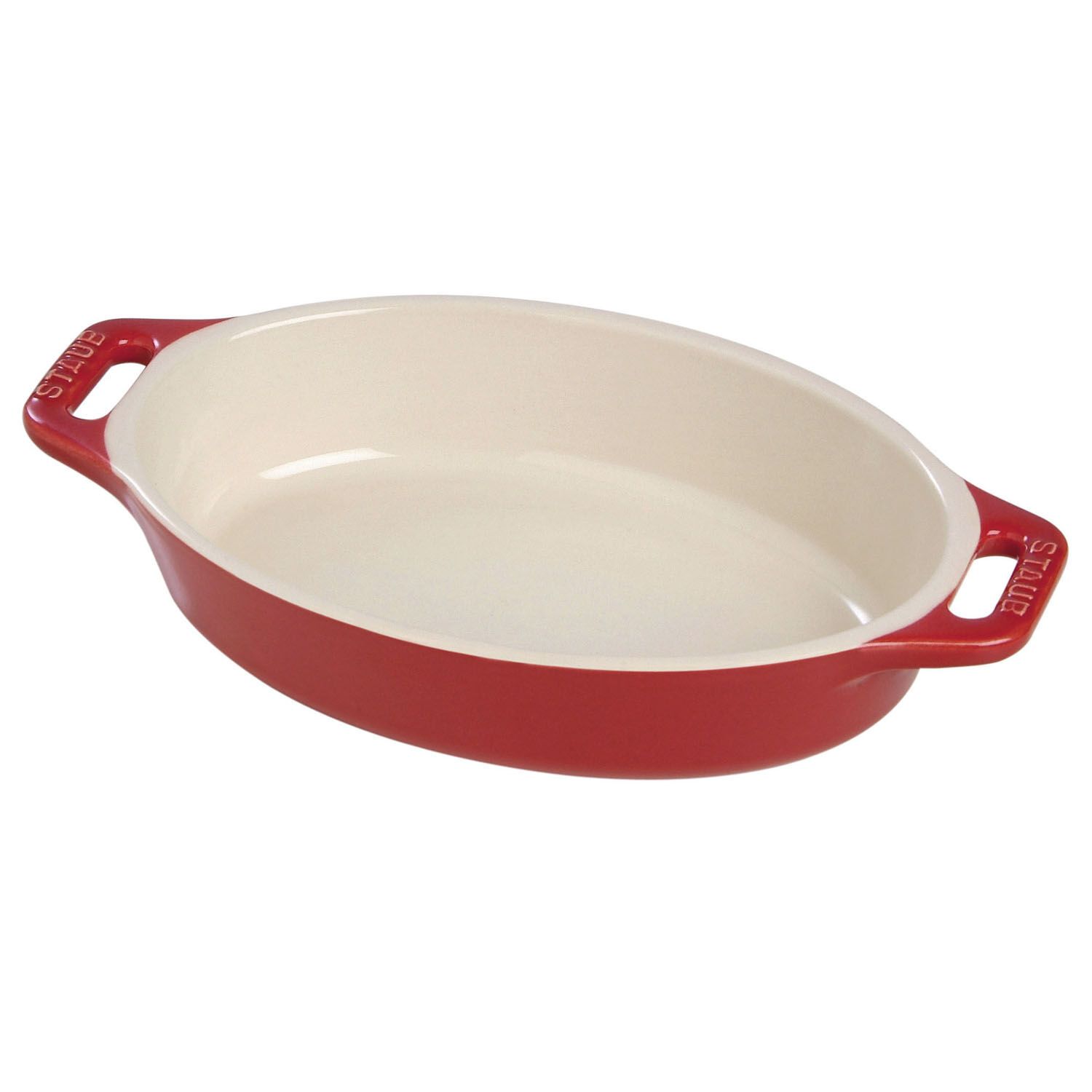 Staub Ceramic Oval Baking Dish, 15"