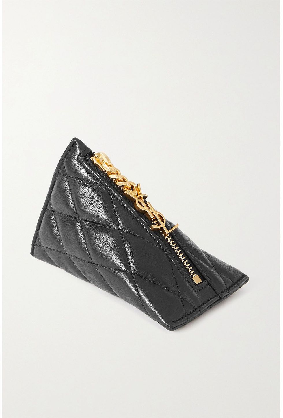 Saint Laurent Metallic Leather Trifold Key Case, Nordstrom in 2023