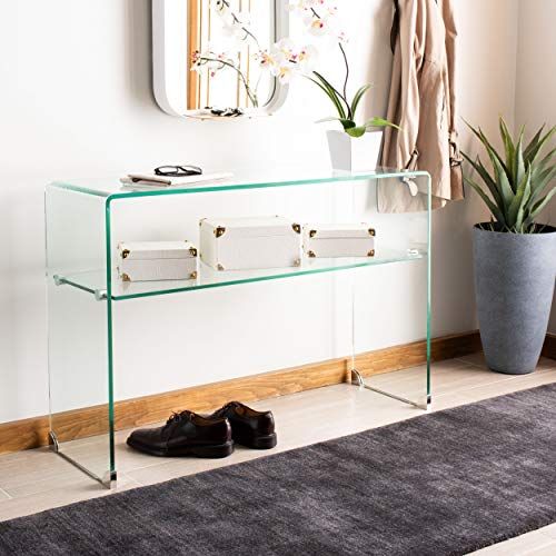 Hollis Clear Console Table