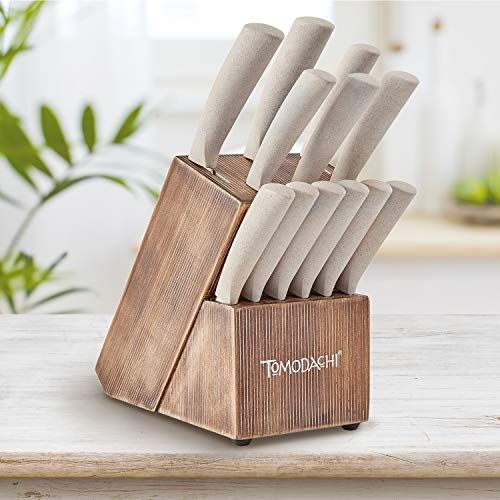 Make Your Kitchen Glimmer With This Gold Knife Block Set That's 50