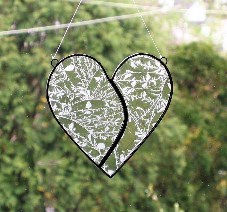 Heart Lace Stained Glass