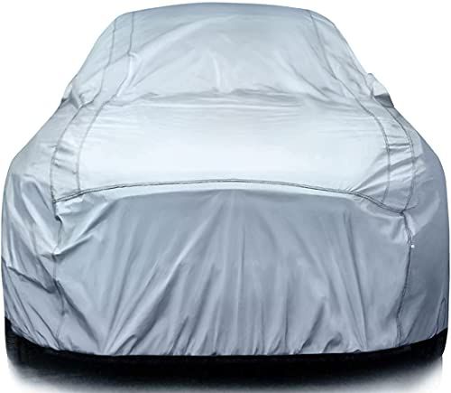 Scratch Proofcar Tarpaulin Dustproof Sedan Cover Durable Breathable Cover Coverfully Waterproof Car Cover for BMW 1 Series F40 Hatchback UV Protection Car Exterior Cover 2019-Present 118d 