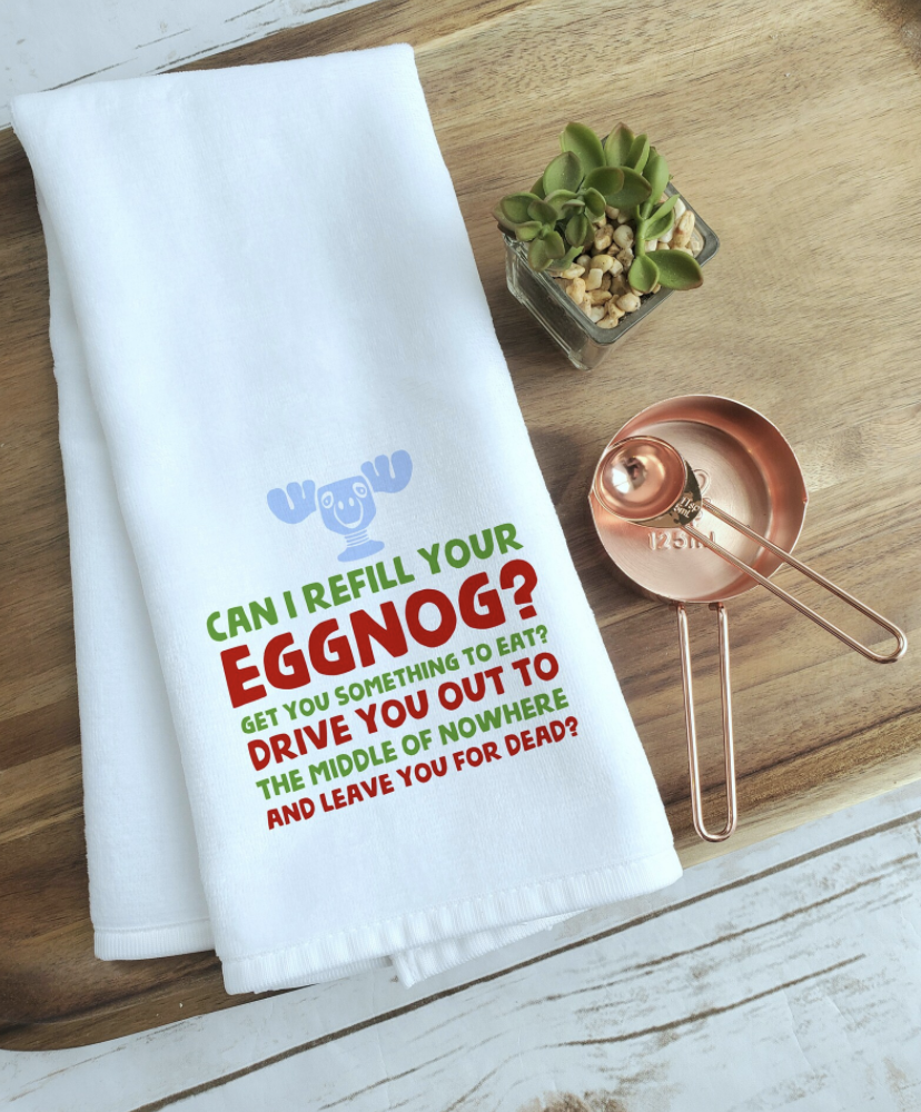 Eggnog Kitchen Towel