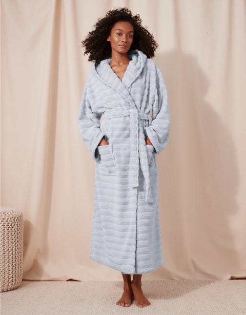 ribbed hydrocotton robe