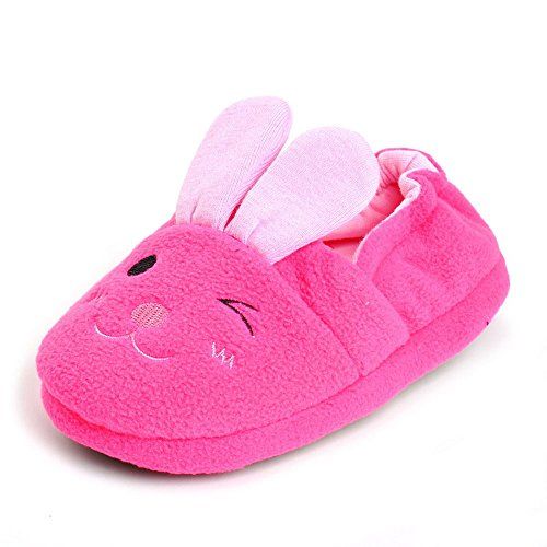 Enteer Baby Girls' Rabbit Slippers