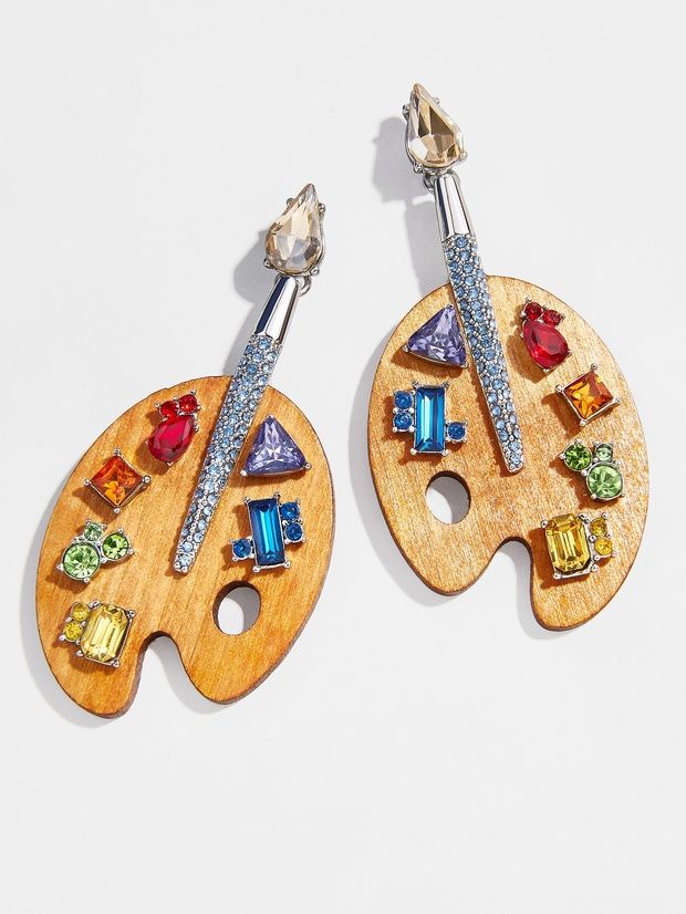 Paint Palette Drop Earrings — kate rowland