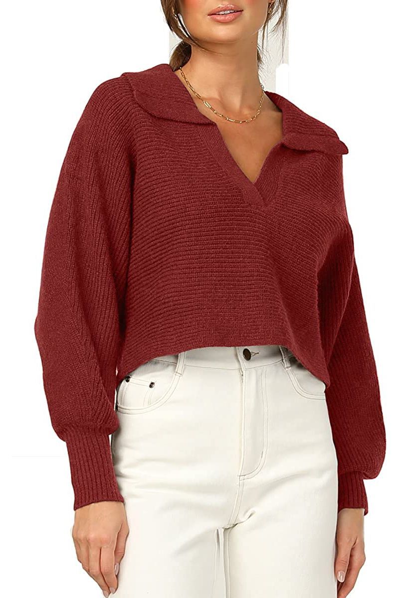 polo pullover sweater women's