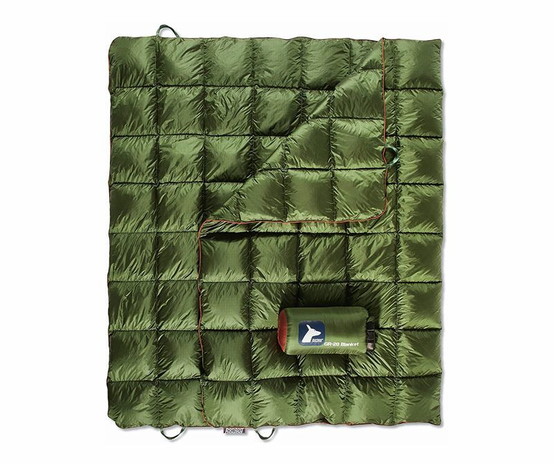 best down blanket camping