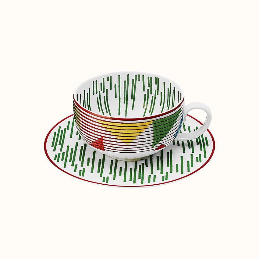 Hippomobile tea cup and saucer