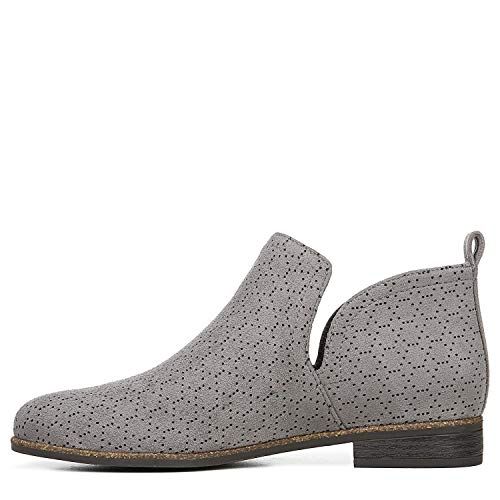 Perforated Microsuede Ankle Boots