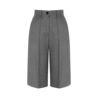 Wool Cropped Trousers