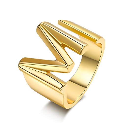 Gold Initial Ring 