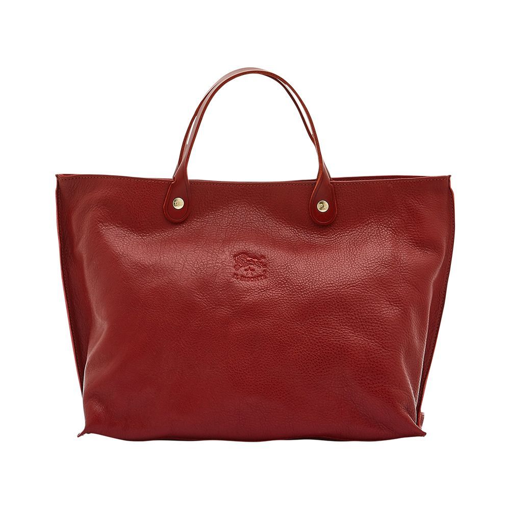 Women's Handbag in Cowhide Double Leather 