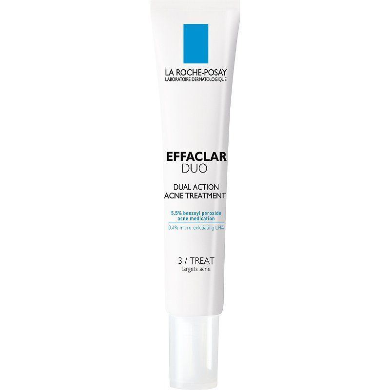 La Roche-Posay Effaclar Duo Acne Treatment with Benzoyl Peroxide, 1.35 Fl Oz.