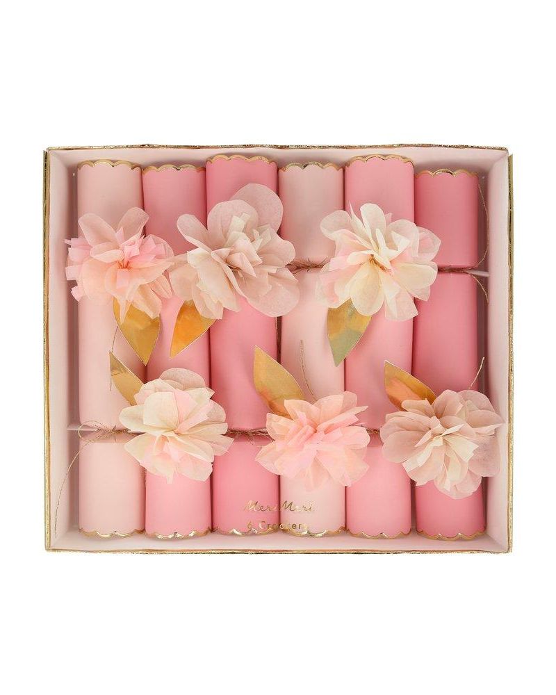 Floral Crackers (set of 6)