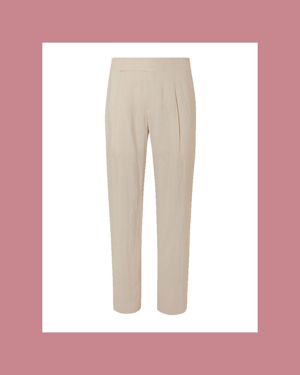 Pleated Silk-Blend Suit Trousers