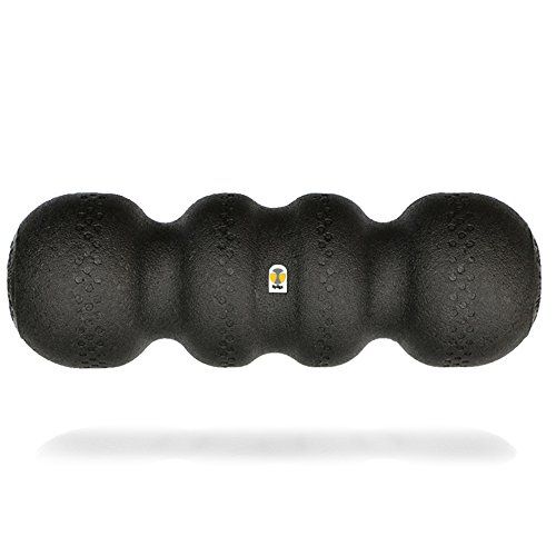 Rollga Foam Roller: Deep Tissue Massage and Trigger Point Release Muscle Roller, Hard Foam Version, Black Color