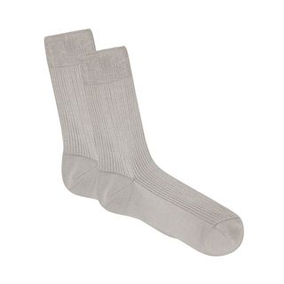 Ribbed Half-Calf Socks