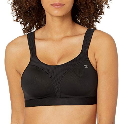 SYROKAN Front Adjustable Sports Bras for Women High Impact Wirefree Comfort  No Bounce Support Workout Running Bra Black 32B at  Women's Clothing  store