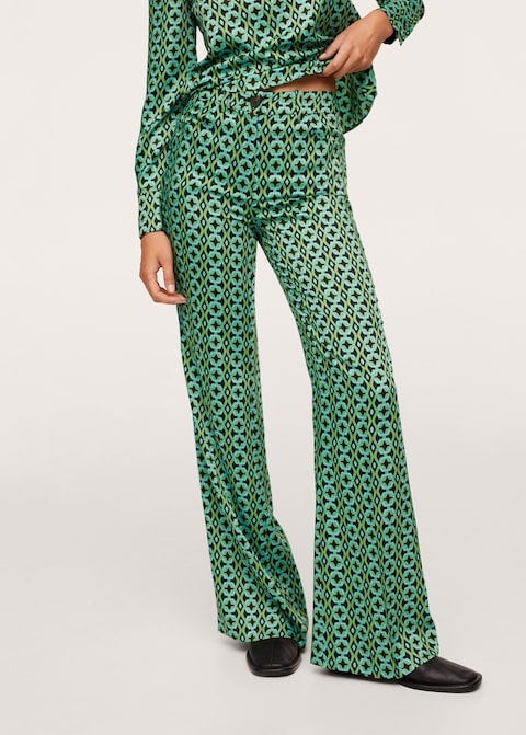Geometric Print Trousers, Mango, £35.99