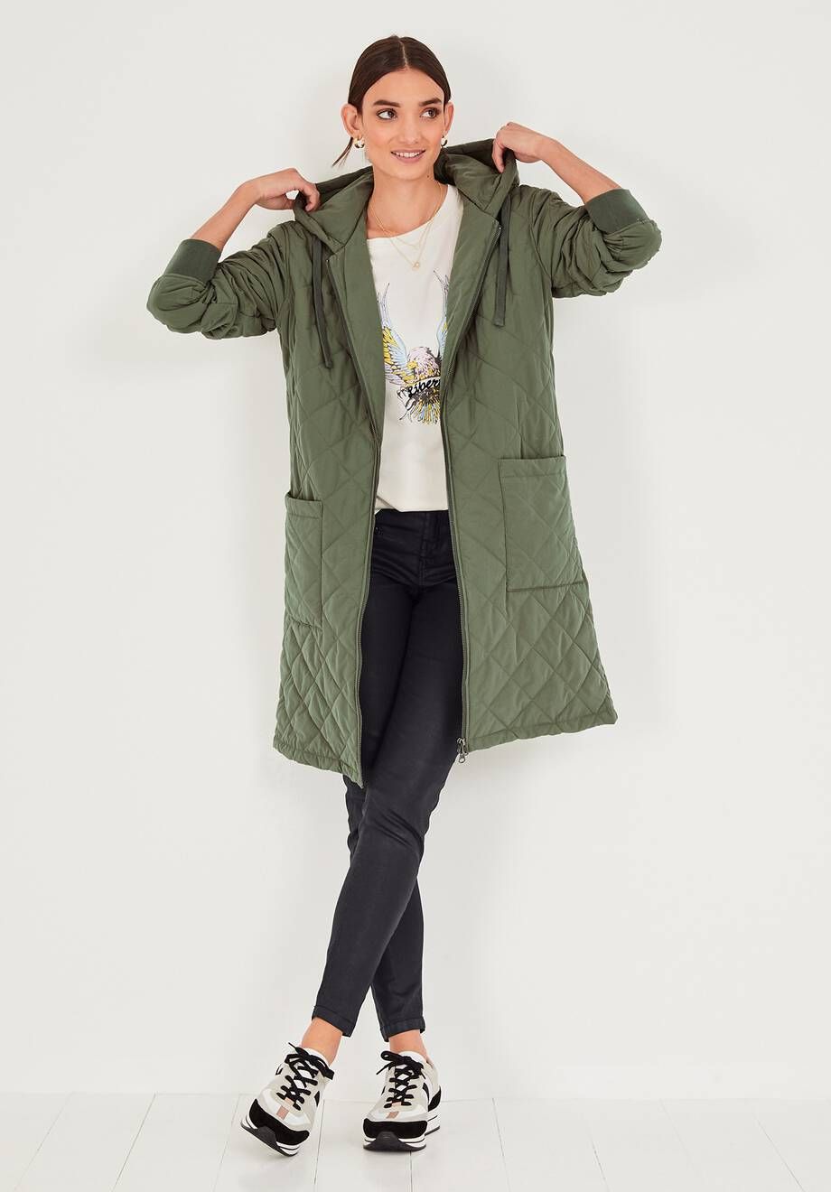 smart quilted jackets ladies
