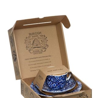Blue Calico Teacup Gift Set