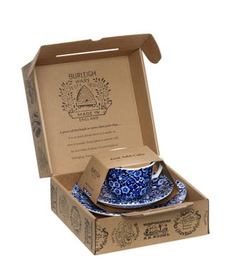 Blue Calico Teacup Gift Set