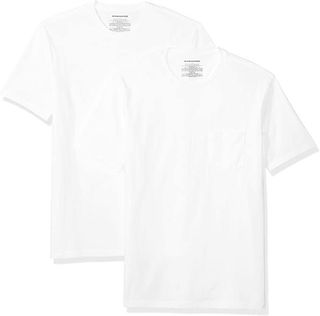 2-Pack Slim-Fit Short-Sleeve Crewneck Pocket T-Shirt