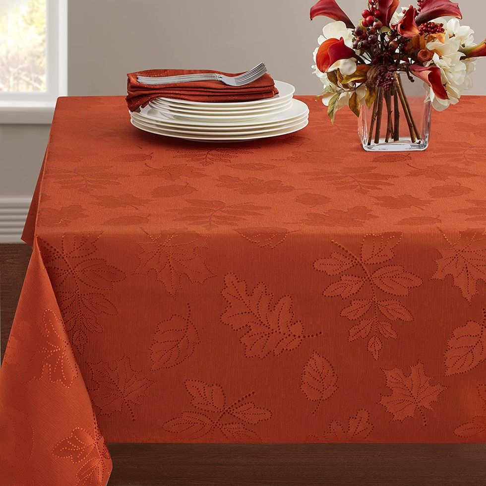 Red Damask Tablecloth