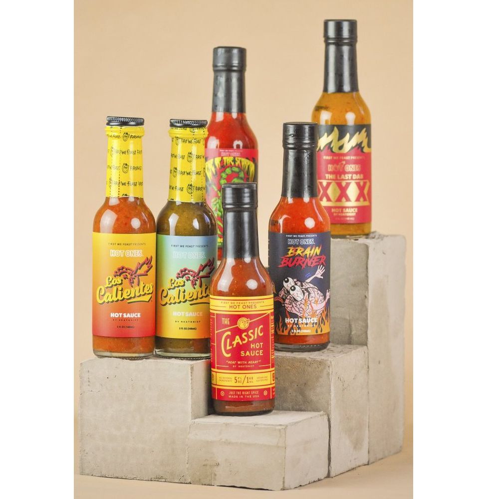 Hot Ones Season 20 Lineup, Hot Sauce Challenge Kit Made with Natural  Ingredients, Unique Condiment Gift Box is the Ultimate Variety Pack for  Spice